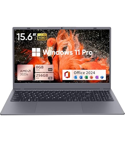 Amazon.com: UOWAMOU 15.6 IPS-FHD-Laptop, 8GB RAM 256GB SSD AMD